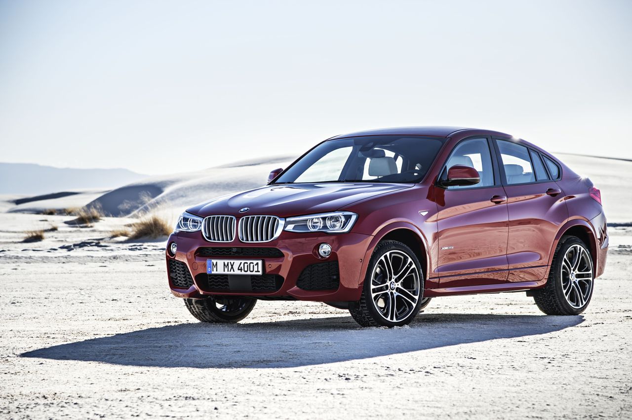 Imagen de El nuevo BMW X4 2014 combina dos mundos, el de los SUV y el de los coupés, como un X6 en pequeño. Llegará a final de año con seis posibles motorizaciones.